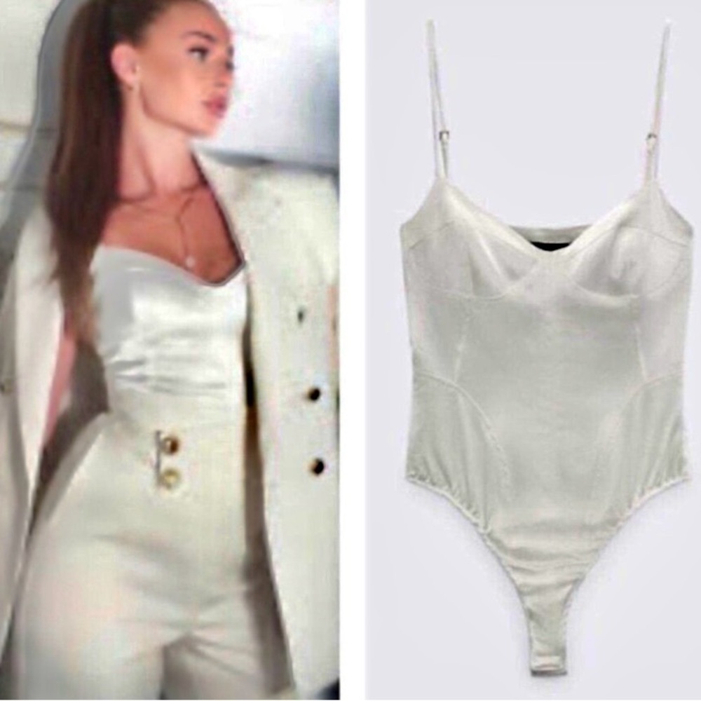 Zara Cream Satin Garment